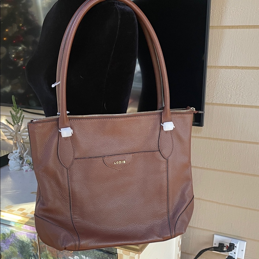 Lodis Brown Leather Tote Bag. Used a couple times. Excellent condition.